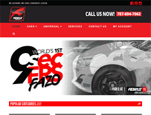 Tablet Screenshot of fiebruzmotorsports.com